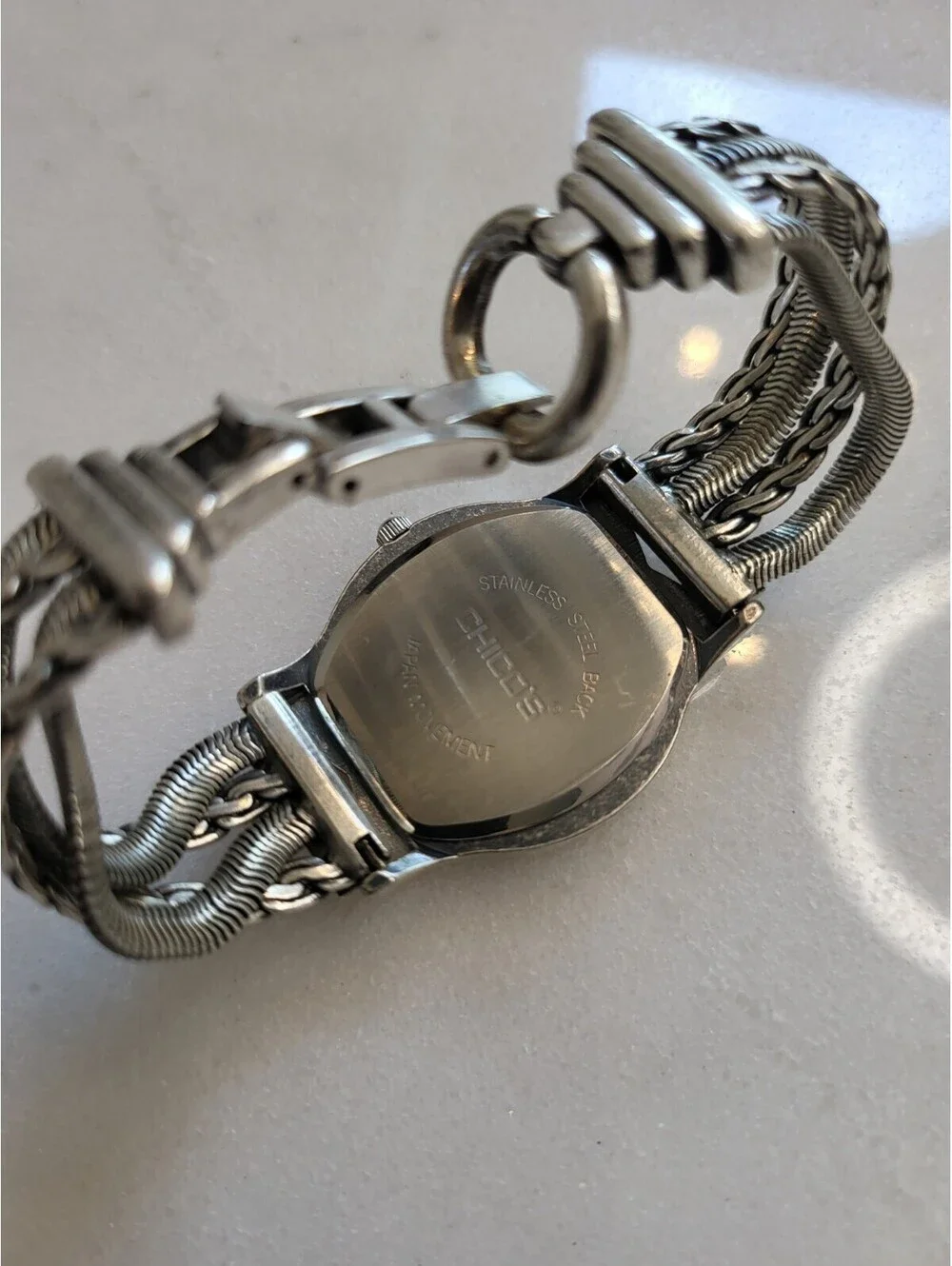 Vtg Chico's Womans Watch New Battery 29mm 7